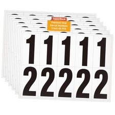 3 Inch Self Adhesive Numbers for Mailbox, Reflective Mailbox 3 inch 60 Numbers
