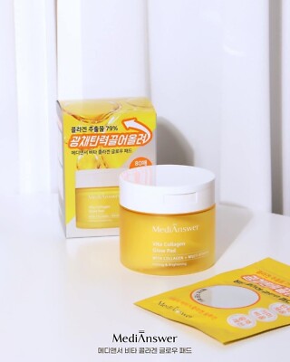 MEDIANSWER Vita Collagen Glow Pad 140ml / 80ea K-Beauty