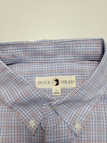 $108 New DUCK HEAD Shelton Button Shirt Men's XL Multicolor Check PERFORMANCE - Picture 5 of 7