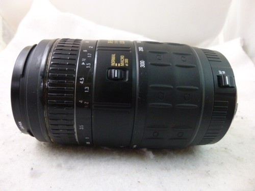 QUANTARAY SIGMA 70-300MM 4-5.6 MACRO 1:2 CANON EF TESTED DIGITAL MF ONLY NO AF - Picture 6 of 10
