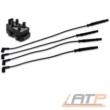 ZÜNDSPULE + ZÜNDKABELSATZ FÜR RENAULT CLIO 2 KANGOO TWINGO 1.2 BJ AB 99