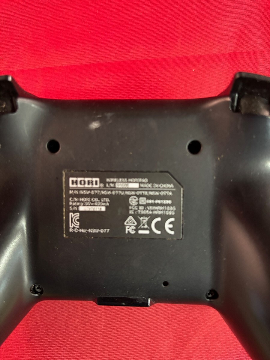 NSW-077・174・175 HORI Nintendo Switch Wireless HORIPAD Black Pro Controller