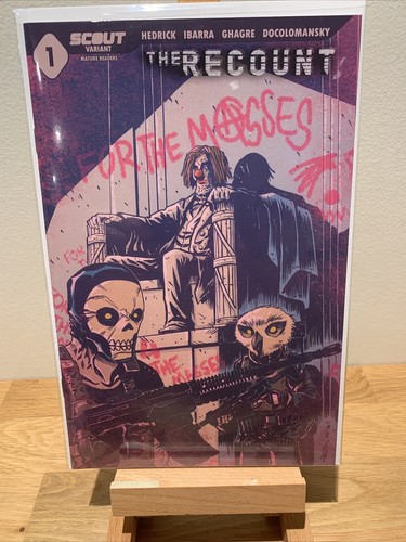 The Recount 1-4 Webstore Exclusive Variant Cover Scout Comics 1st Print 1-4 9.4+ - Picture 6 of 6