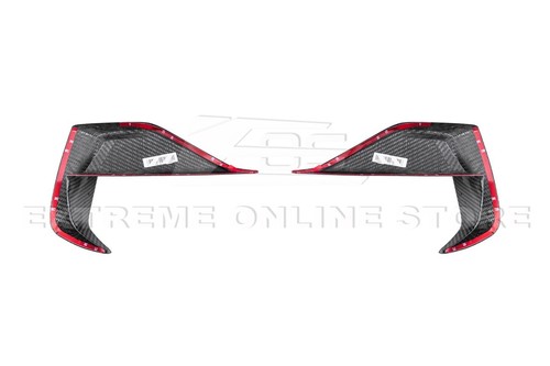 For 24-Up Ford Mustang S650 | CARBON FIBER Front Lower Side Grille Cover Inserts - Picture 21 of 21