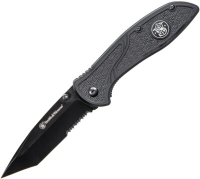 Smith & Wesson Messer Tanto Einhandmesser 8Cr13MoV Stahl Aluminiumgriff