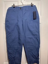 Tommy Hilfiger Women's Indie Blue Cargo Paints Size 4