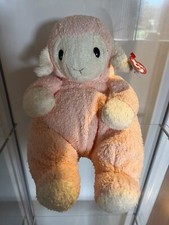 ty Baby ★ Lamybaby  ぬいぐるみ　希少 Baby Ty Lamybaby Plush Lamb Orange Sheep Pastel Lamby Stuffed