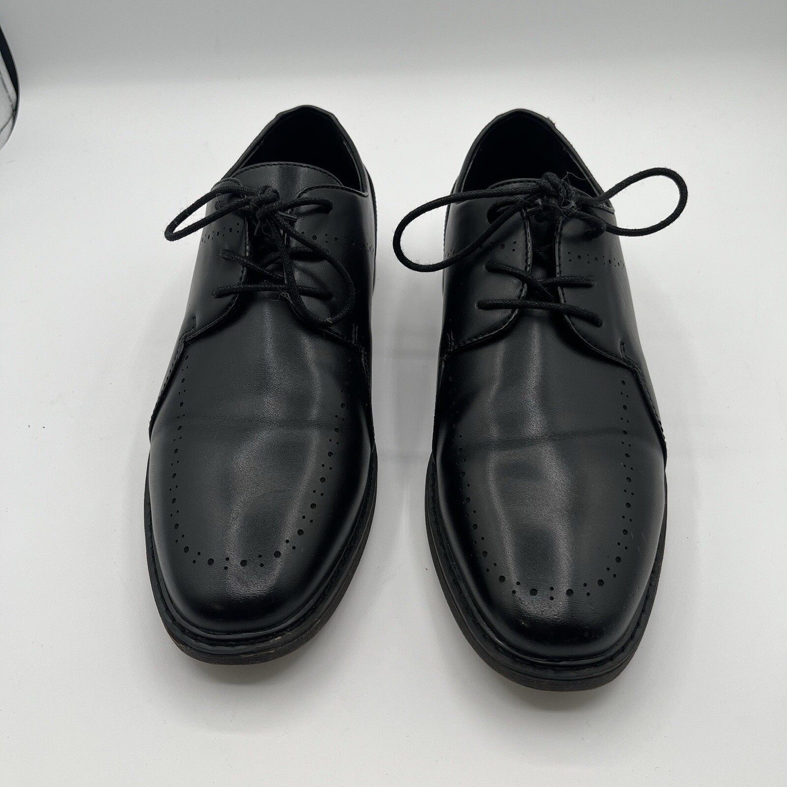 SAOLA Scarpe eleganti Botello Oxford taglia 5 nere in pelle punta traforata stringate