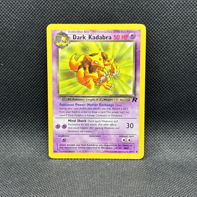 dark kadabra pokemon card value - (39) Retreat Cost Pokmon TCG Dark Kadabra -