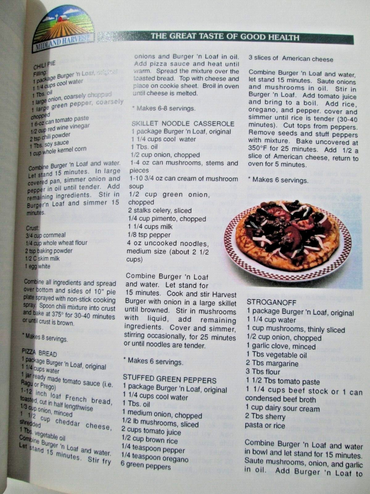 1990's ADM Archer Daniels Midland Midland Harvest Soy Protein Meat Substitute PB