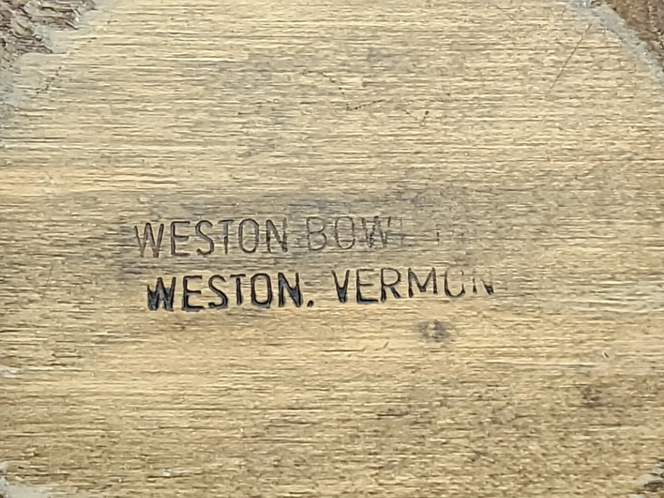 Weston Mill Wood Handmade Salad Bowl Set 5 Piece 5 3/4" Round 13" Large Brown - Image 4 of 4