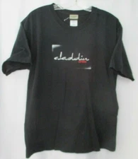 ALADDIN RESORT & CASINO LAS VEGAS BLACK COTTON T-SHIRT - SIZE L