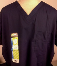 Scrub Star RN 93643 Blue Short Sleeve Unisex Scrub Top Size 3XL - New    B51 