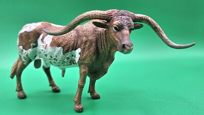 Texas Longhorn Bull Figure Toy Child Plastic Gift Figura Toro Tejano Juguete 66