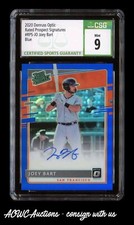 2020 Optic Rated Prospect Signatures Blue #RPS-JO - Joey Bart  #d23/50 - CSG 9.0