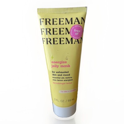 FREEMAN Energize Yuzu Lemon Jelly Facial Mask 3 Fl Oz