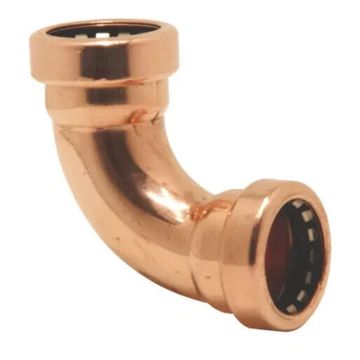 90 Degree Push Fit Copper Elbow - Perfect for DIY Plumbing Projects