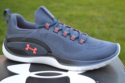 UNDER ARMOUR Herren Sneaker UA FLOW DYNAMIC Grau / Schwarz UK 10,5 / EU 45,5