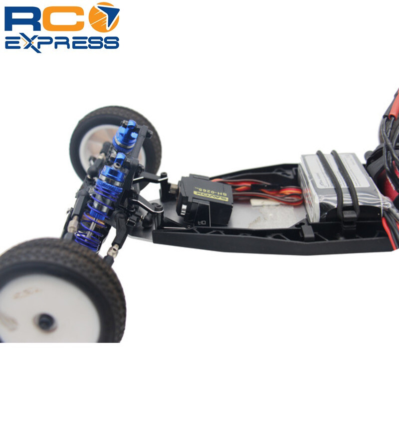 Hot Racing Servo Saver Servo Saver In Alluminio Hot Racing MTT48SHVX Per Savox - Per Losi Mini-T-B 2.0 Servo Saver Alluminio 21T - Foto 4