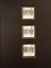 HOME ESSENCE 13" x 8.5" 3-Up Photo Album Holds 4x6 Photos w Space for Writing