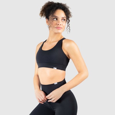 Smilodox Damen Sport BH Sienna - Shaped Fit ärmelloses Oberteil mit Rundhals