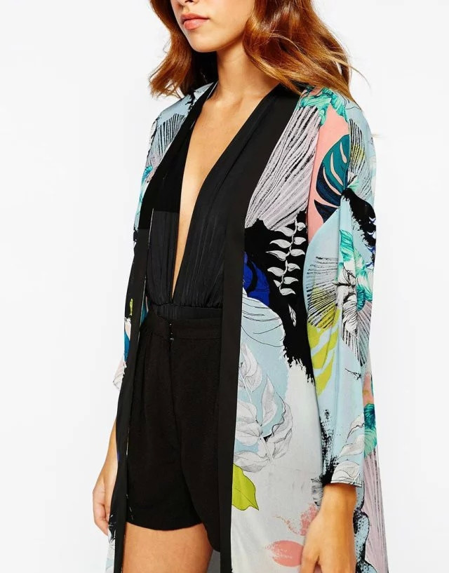 Kimono Beach Cover Up Donne di Usura Readymade di Alta Qualità Cardigan Casual F