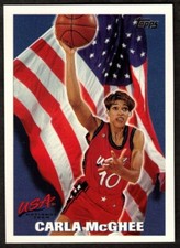 1995 Topps Carla McGhee #8 Women's USA National Basketball Team 