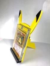 Pokemon Card Stand PIKACHU W/Tail PSA 3D Printed TCG Holder Trading Card Display