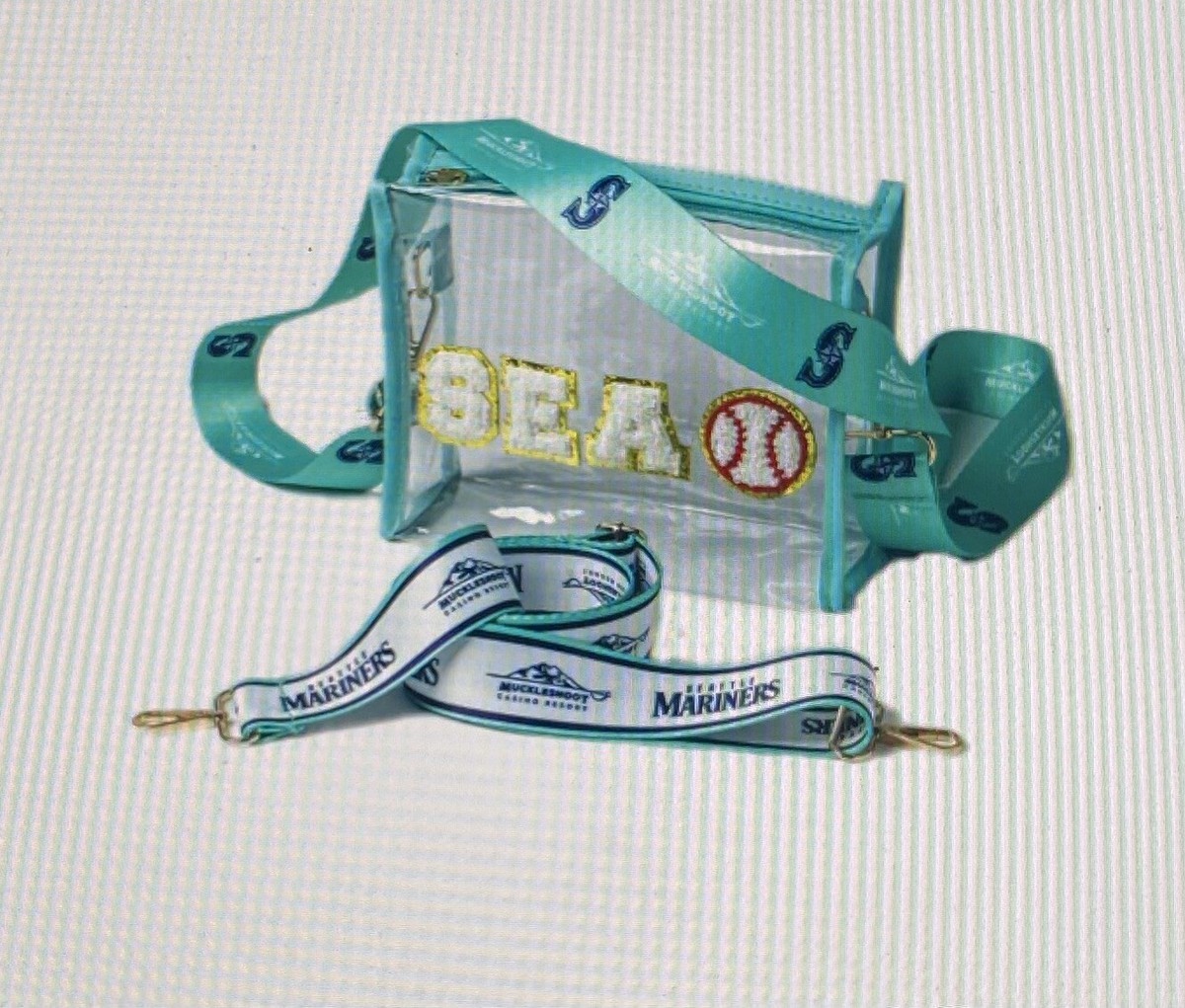 Seattle Mariners 2025 Mother's Day Clear Structured Purse Giveaway