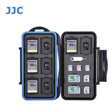 JJC MC-STM23 Memory Card Case fits 8 SD 8 MSD 2 SIM 2 Micro SIM 3 Nano SIM D5600
