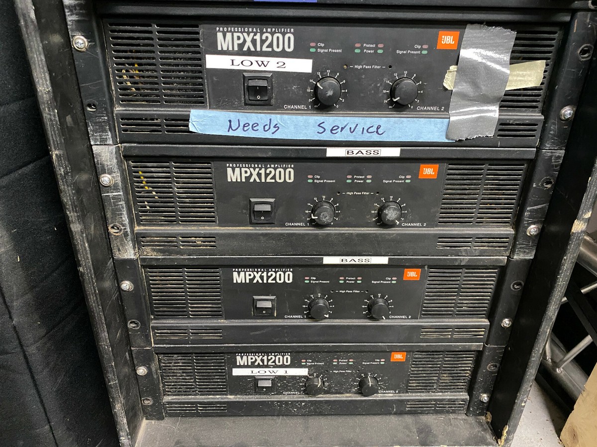 JBL MPX1200 ジェービーエル ステレオパワーアンプ AMPLIFIER JBL - JBL MPX1200 ジェービーエル ステレオパワーアンプ