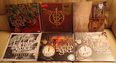 LAMB OF GOD Vinyl Collection Black+different colours +inkomplette BOX picture LP
