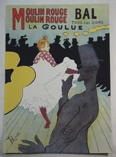 Moulin Rouge After Henri de Toulouse-Lautrec Vintage Lithograph Poster 