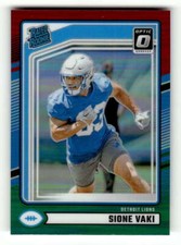 2024 Donruss Optic Preview Red and Green #332 Sione Vaki Lions