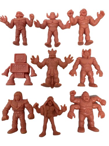 M.U.S.C.L.E Lot (9) Heavy Metal #176 Personal Man #138 Jawsman #052 Combatman 90