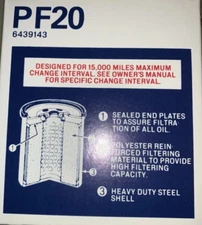 ACDelco PF20 Engine Oil Filter
