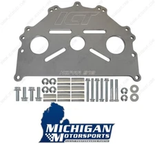 ICT Billet Aluminum Engine Stand Adapter Plate Mopar LA B/RB Magnum Gen 3 Hemi