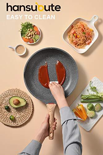 Nonstick Induction Stone Frying Pan with Soft Touch HandleChildren Protection... - Picture 4 of 5
