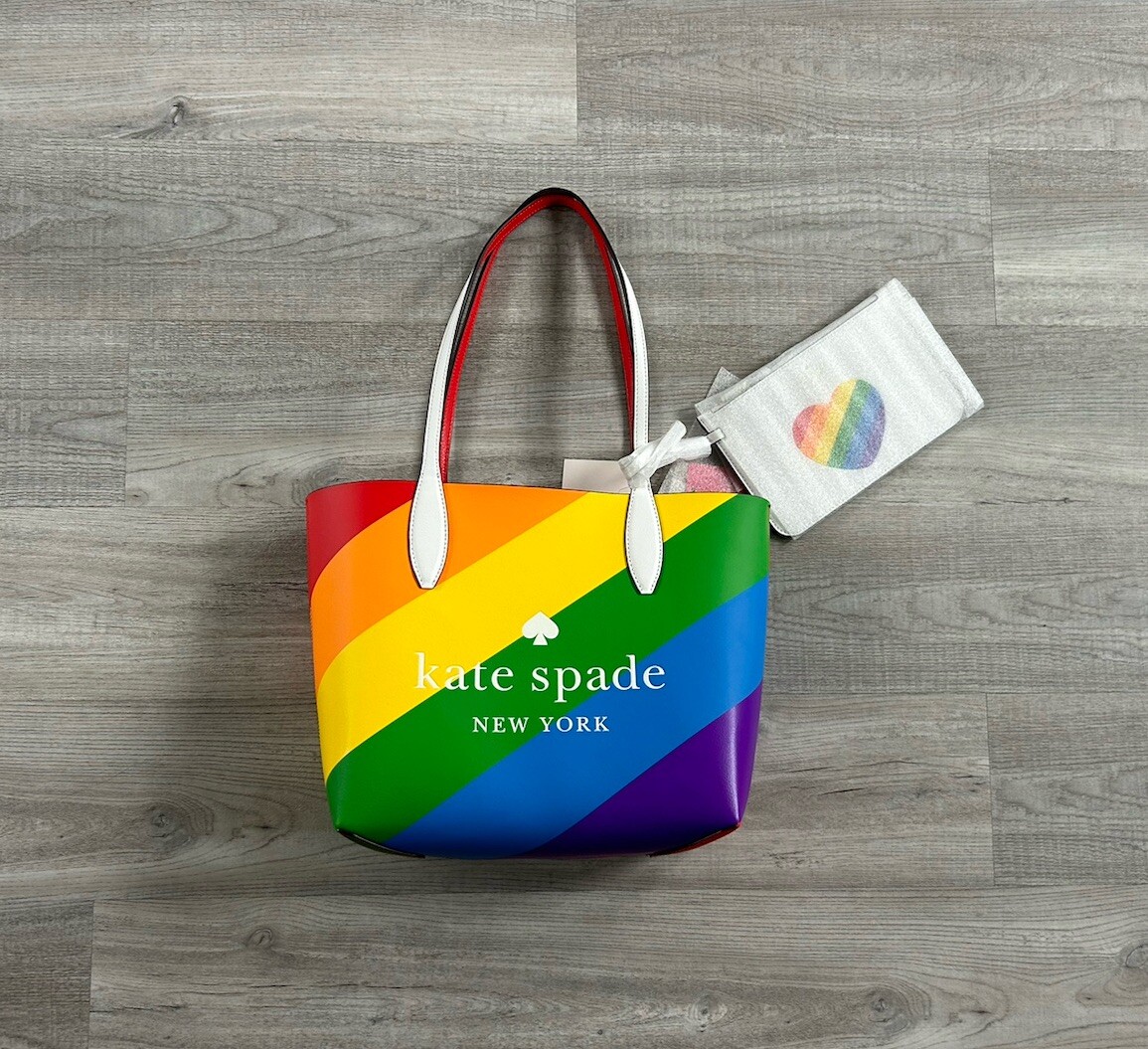 KATE SPADE ケイトスペード sm rvrsbl tote pride スモール