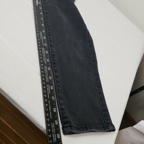 Mossimo Jeans 10 leggings donna vita bassa denim nero elasticizzato casual cotone - Foto 8 di 10