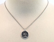 Pisces Astrology Zodiac Sign Pendant Ball Chain Necklace Choker