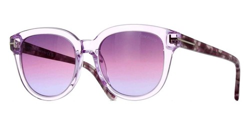 TOM FORD FT0914 78Z Sunglasses Lilac Frame Gradient Mirror Violet Lens 54mm