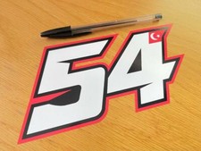 Toprak Razgatlolu Race Number 54 (Large) - UK SELLER