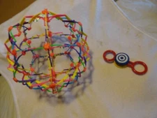 Fidget Toy Lot Expanding Ball & Roller Wheel