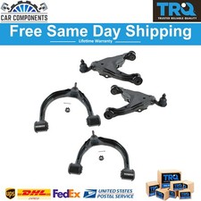 TRQ New Control Arm w/ Ball Joint Upper & Lower Kit For 2005-2015 Toyota Tacoma