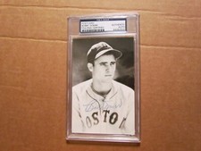 Bobby Doerr Signed Postcard PSA Certified Encapsulated