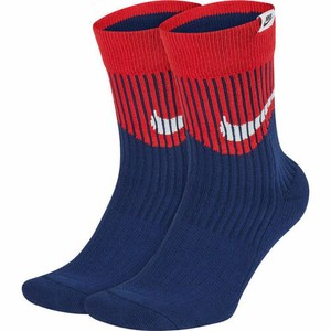 red white and blue nike socks