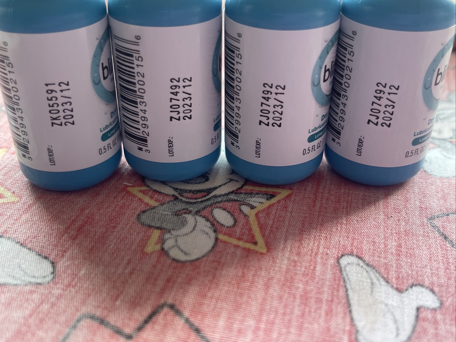 4X Blink Tears Eye Drops Mild Moderate 15mL Ea Exp 12/23 w/o Boxes Read⬇️