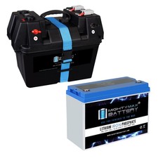 Mighty Max 12v 100ah Lithium Battery With Batterybox For Johndeere Tractor Lx289