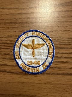 Boy Scout Patch Air Scout Encampment Region 3 1946